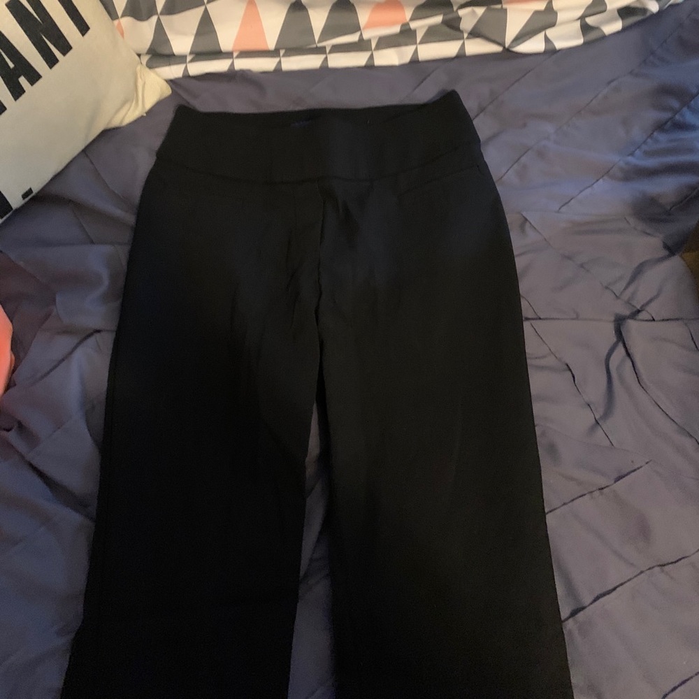 Plain black dress pants